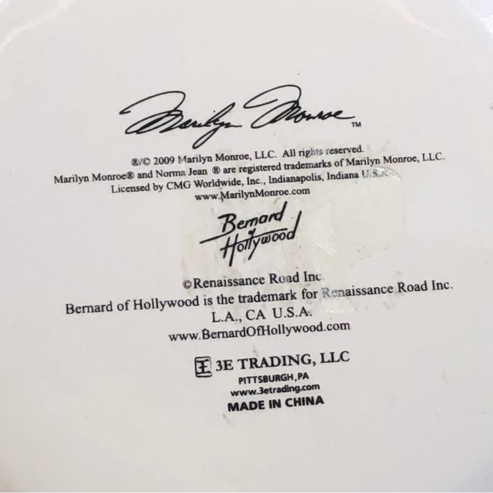 2 Marilyn Monroe Collectors Plates Bernard Of Hollywood - Picture 9 of 10